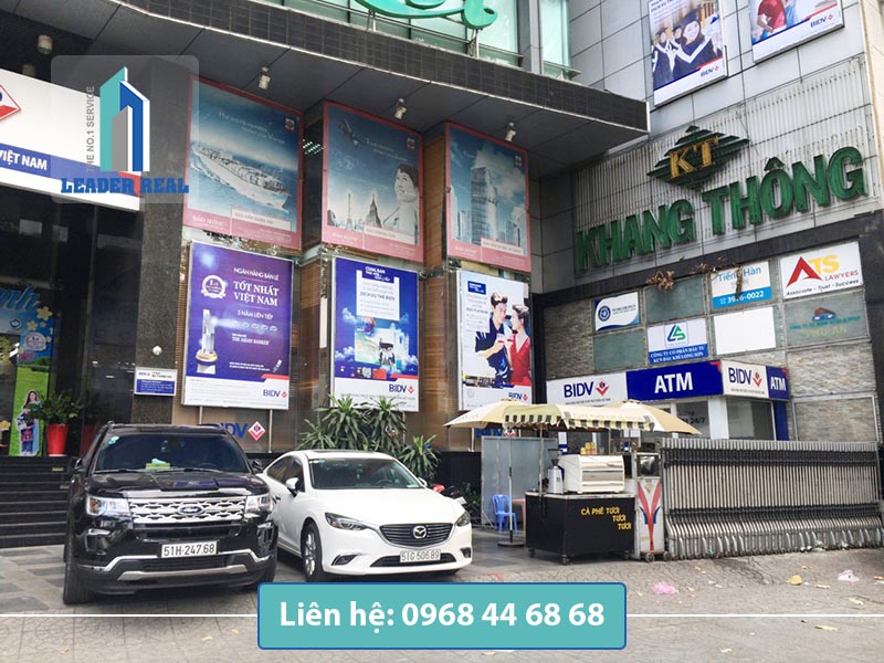 Lối vào văn phòng cho thuê Khang Thông building quận 1 Lối vào văn phòng cho thuê Khang Thông building quận 1