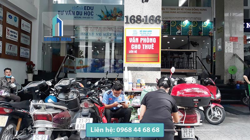 Mặt tiền văn phòng cho thuê 168NCT building quận 1 Mặt tiền văn phòng cho thuê 168NCT building quận 1