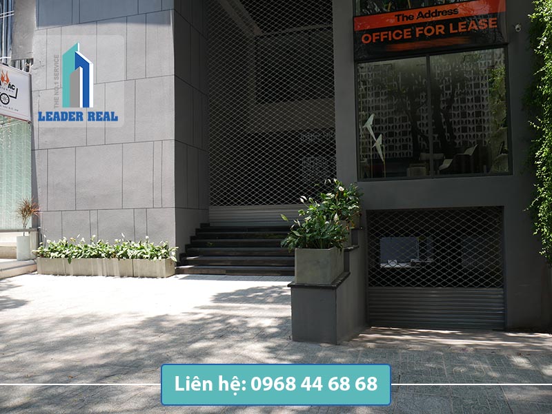 Lối vào hầm giữ xe văn phòng cho thuê The Address building quận 1 Lối vào hầm giữ xe văn phòng cho thuê The Address building quận 1