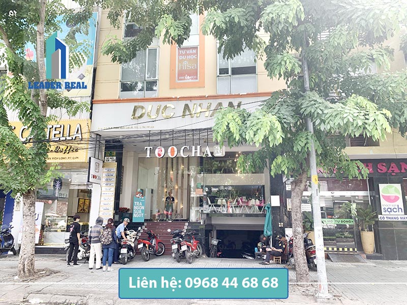 Mặt tiền tòa nhà cho thuê văn phòng Đức Nhân building quận Phú Nhuận Mặt tiền tòa nhà cho thuê văn phòng Đức Nhân building quận Phú Nhuận