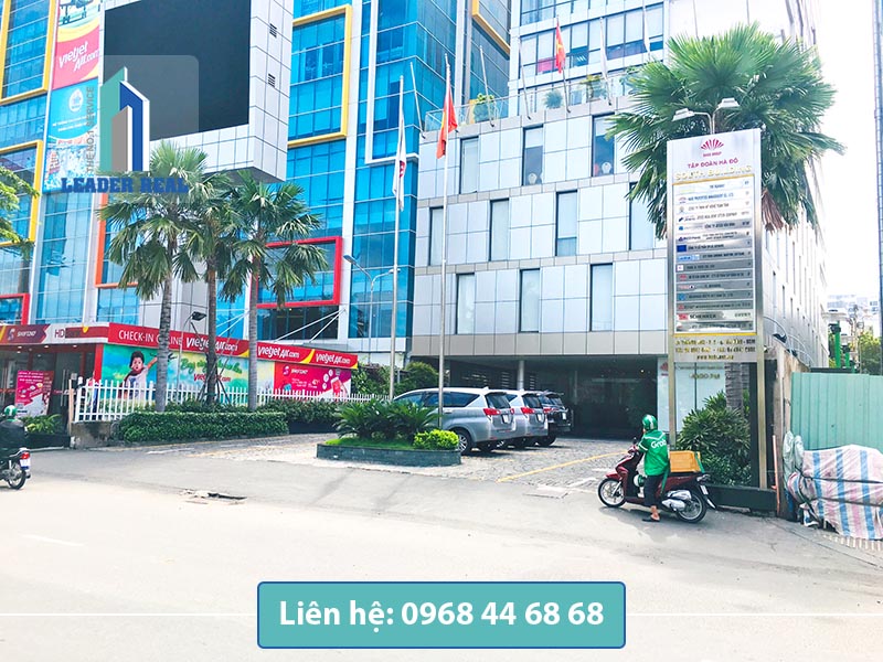 Phía trước văn phòng cho thuê Hà Đô South building quận Tân Bình Phía trước văn phòng cho thuê Hà Đô South building quận Tân Bình