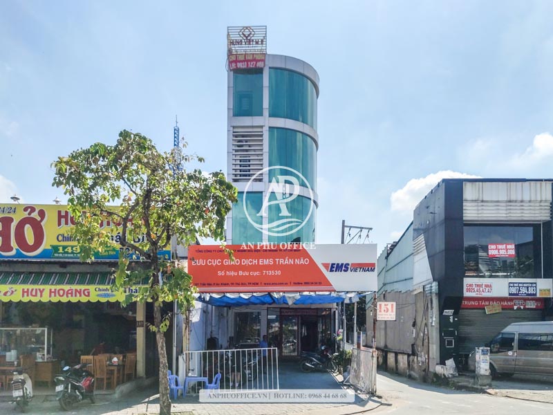 Blue Office Building