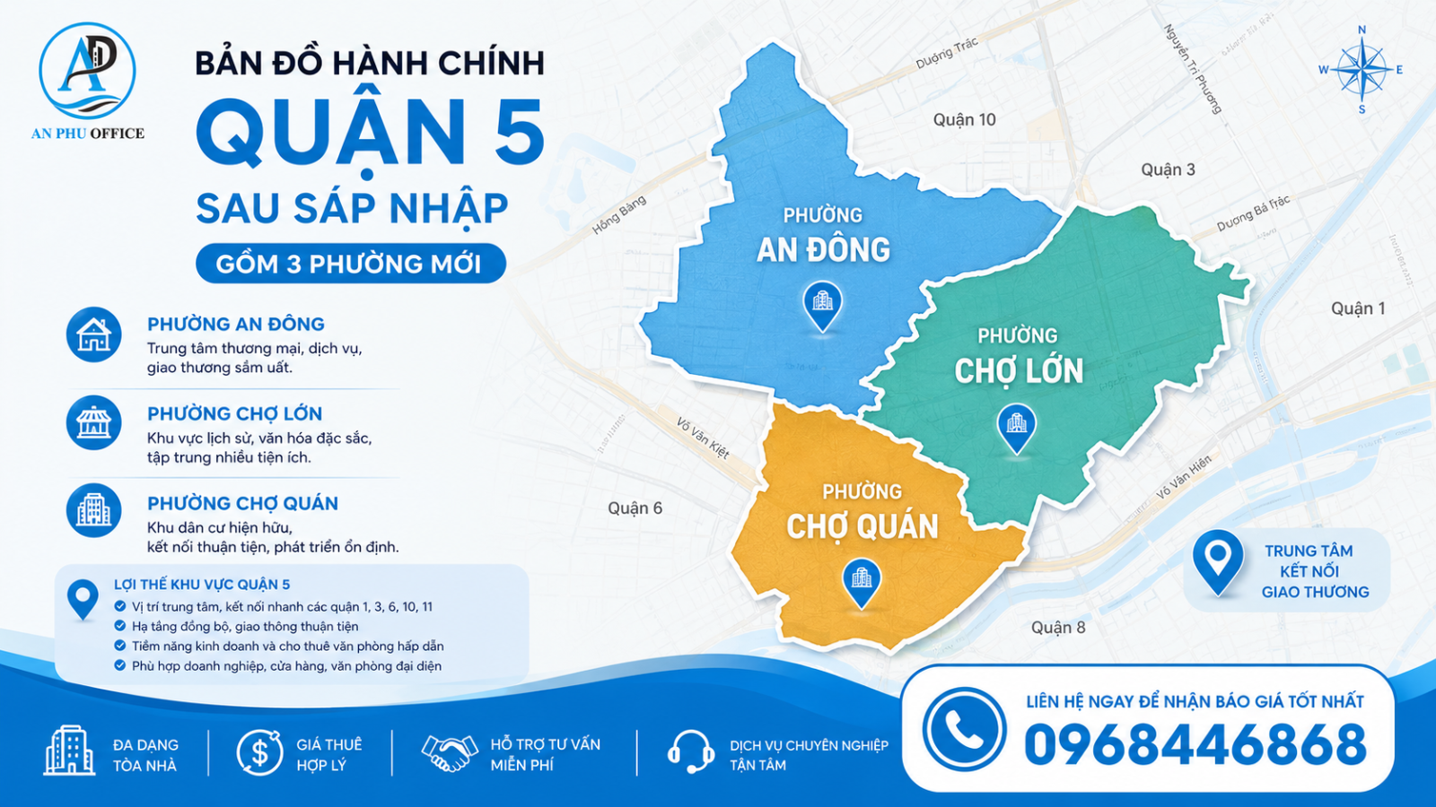 ban do khu vuc quan 5 sau sap nhap