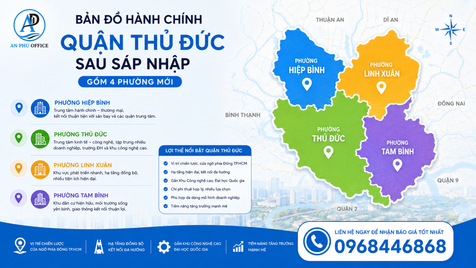 ban do khu vuc quan thu duc sau sap nhap