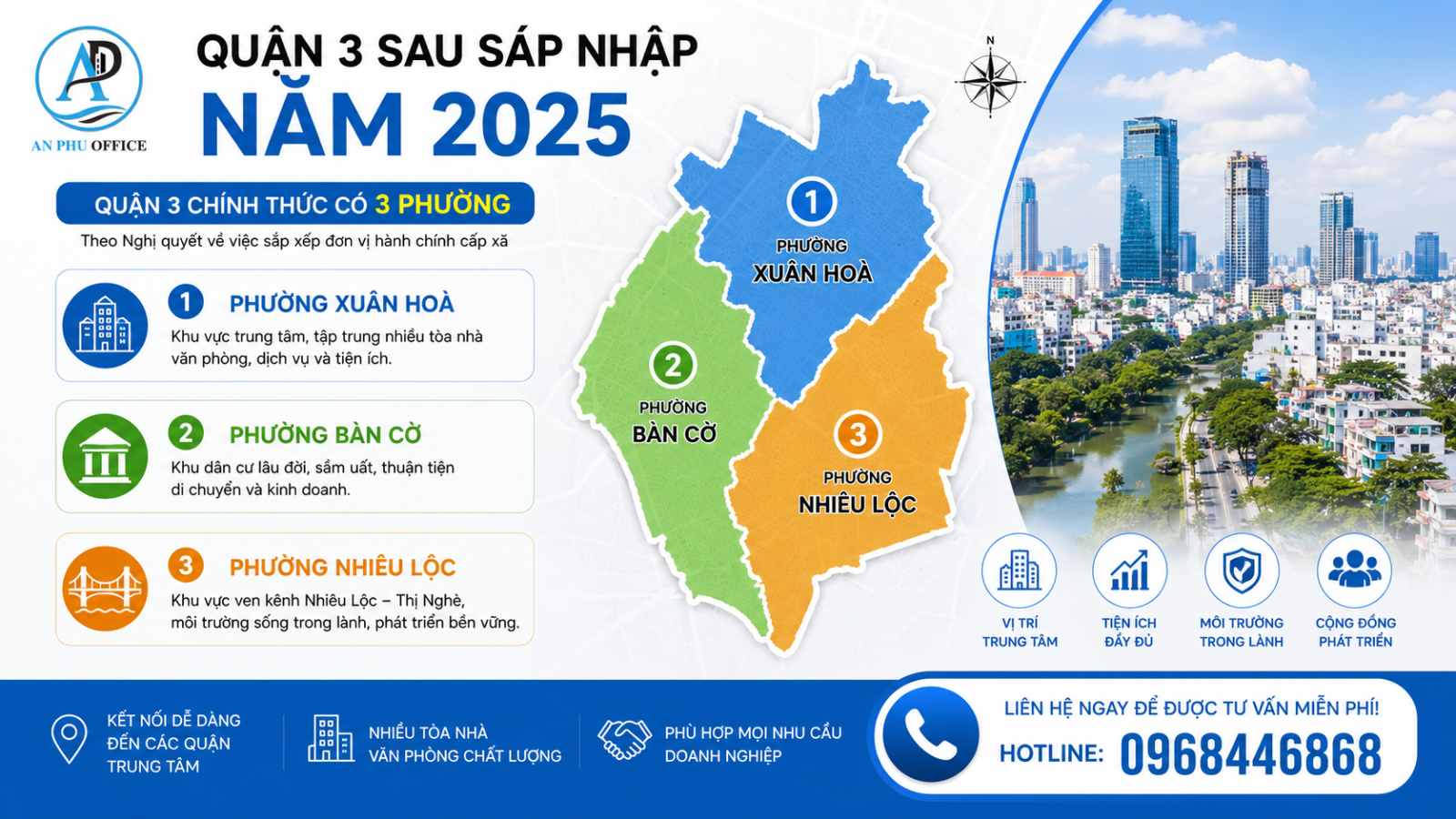 ban do khu vưc quan 3 sau sap nhap