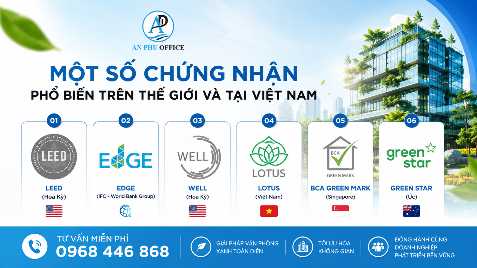 chung nhan cong trinh xanh