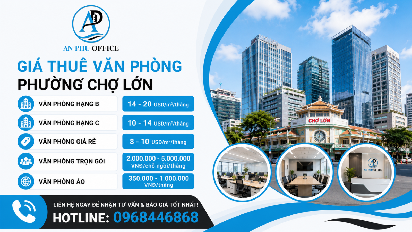 gia thue van phong phuong cho lon