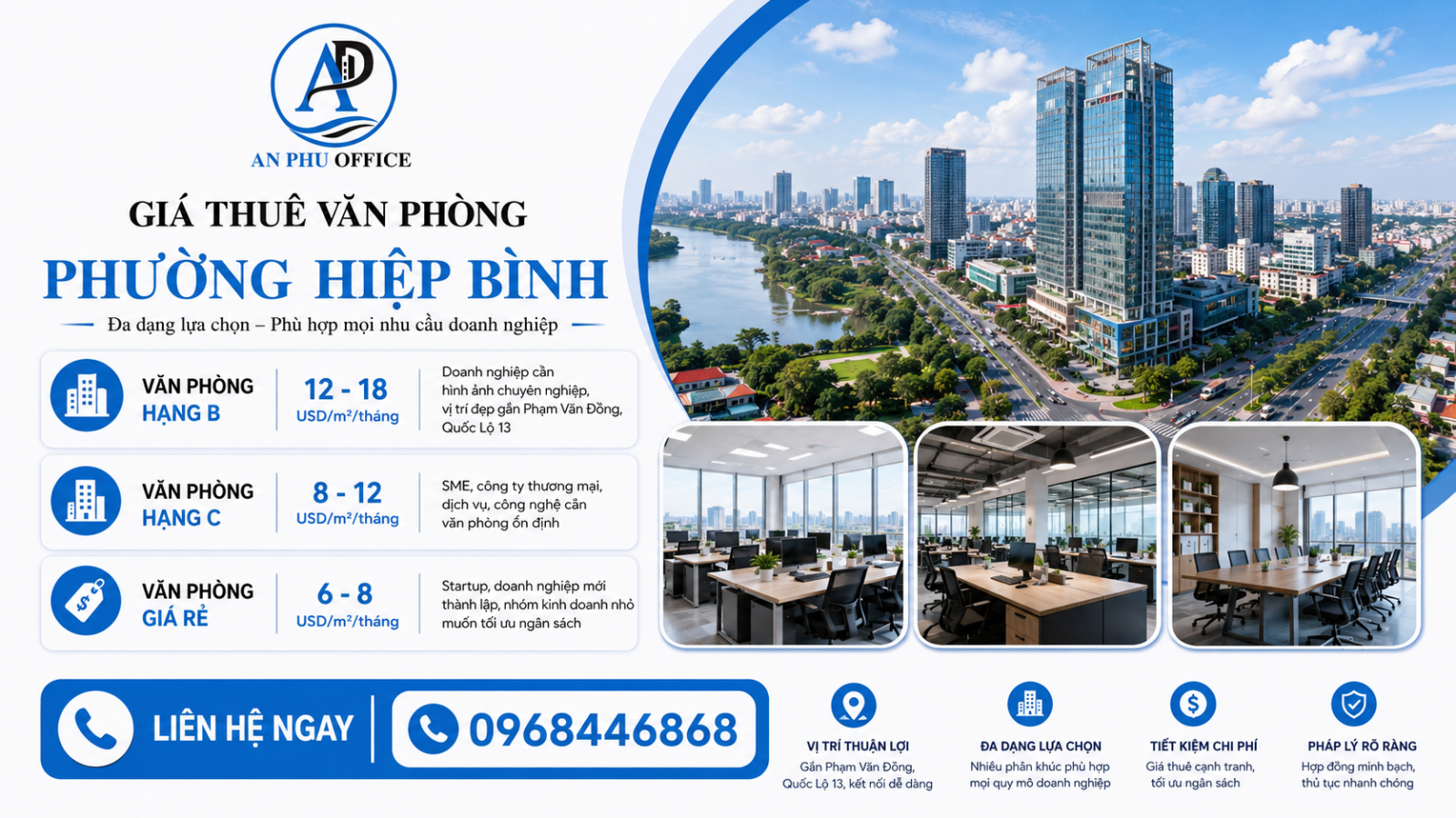 gia thue van phong phuong hiep binh