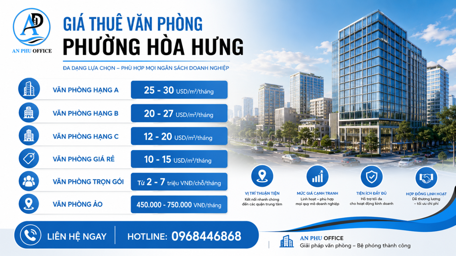 gia thue van phong phuong hoa hung