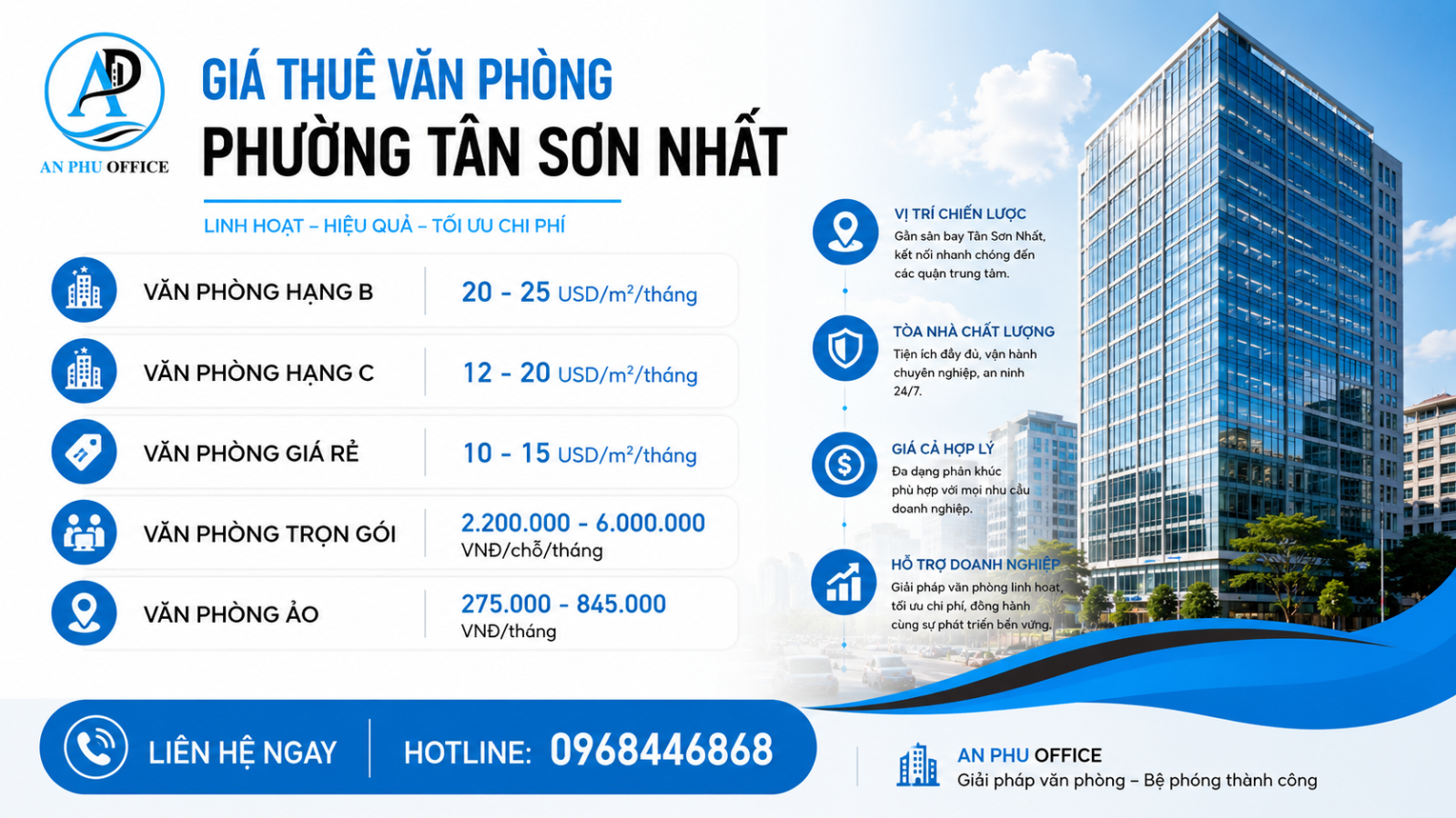 gia thue van phong phuong tan son nhat
