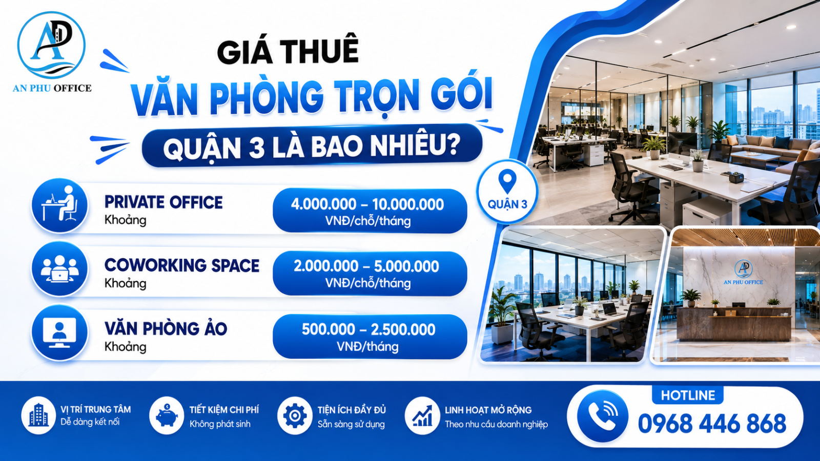 gia thue van phong tron goi quan 3