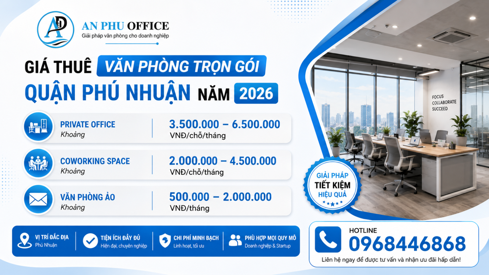 gia van phong tron goi quan phu nhuan