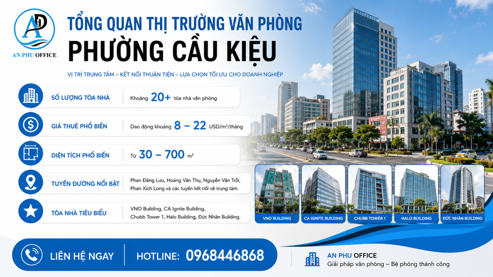 cho thue van phong phuong cau kieu