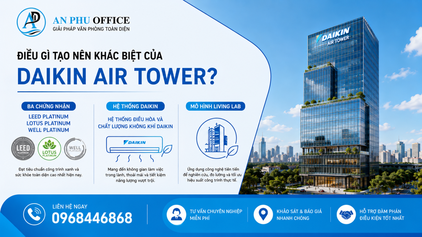 uu the cua toa nha daikin air tower