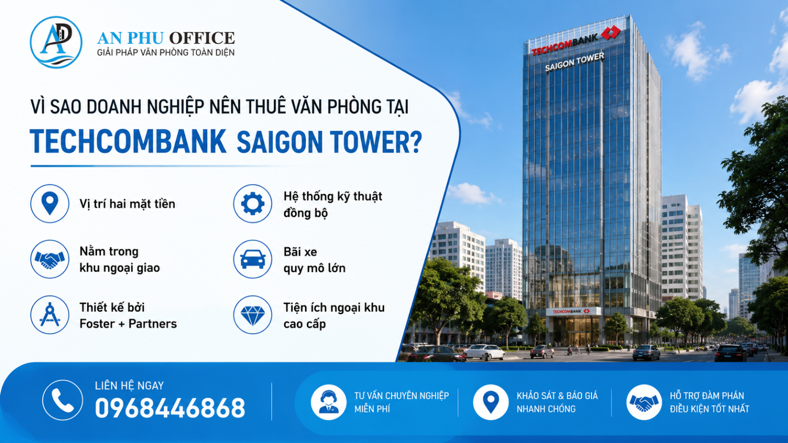 Ưu điểm Techcombank Saigon Tower