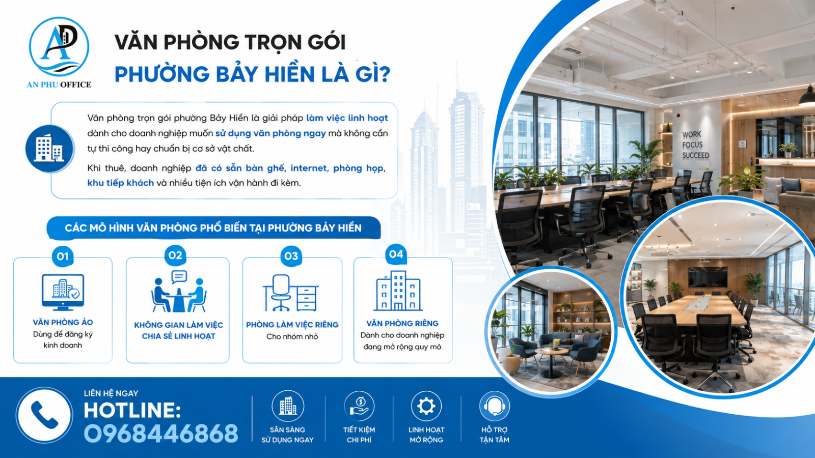 van phong tron goi phuong bay hien