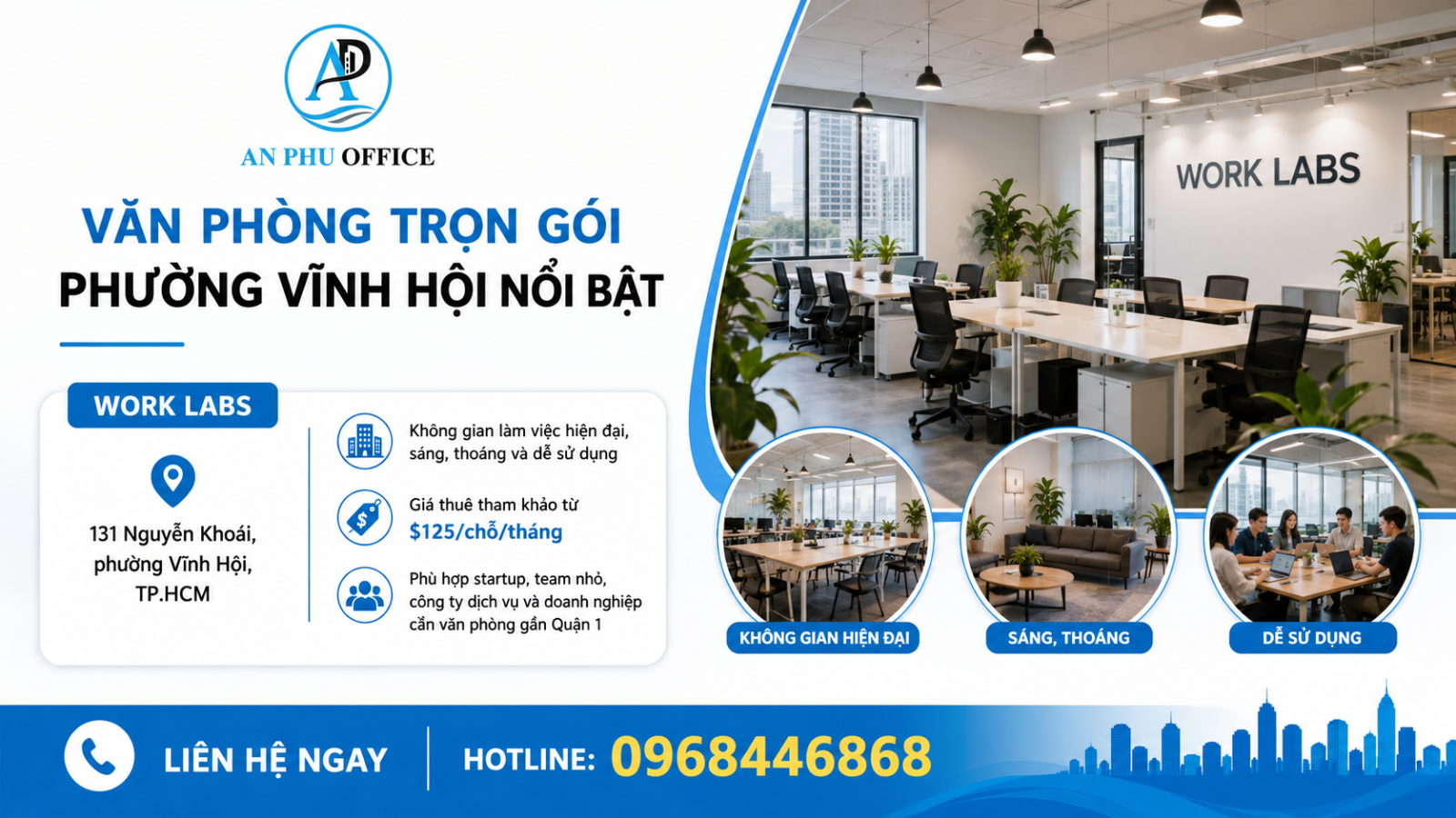 van phong tron goi work labs