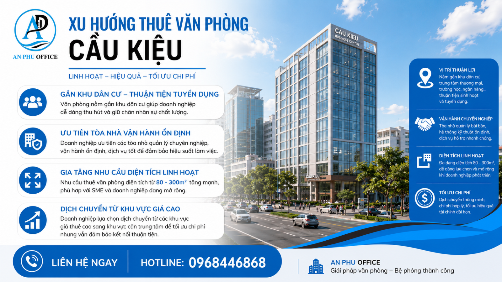 xu huong thue van phong phuong cau kieu