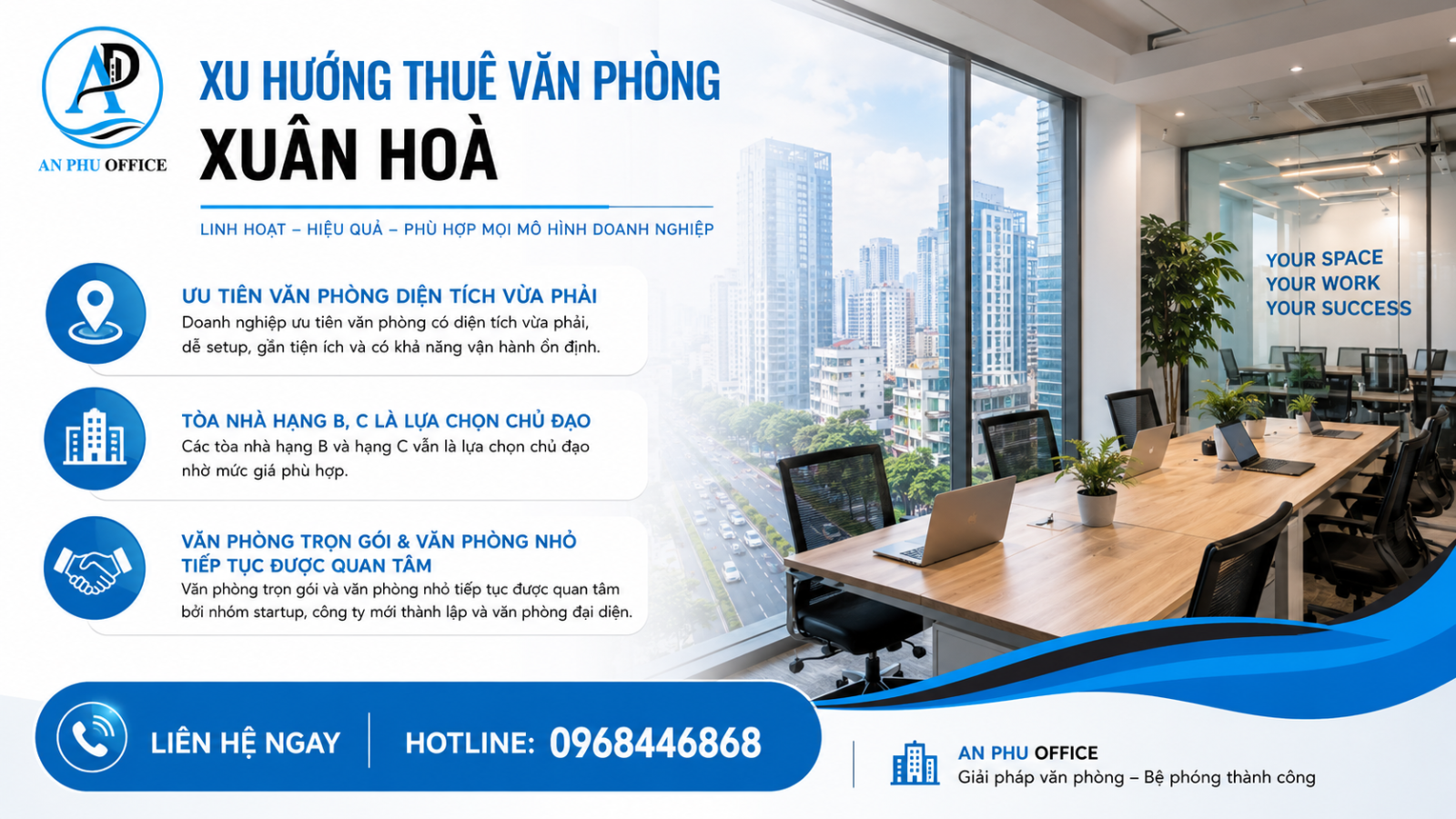 xu huong thue van phong phuong xuan hoa