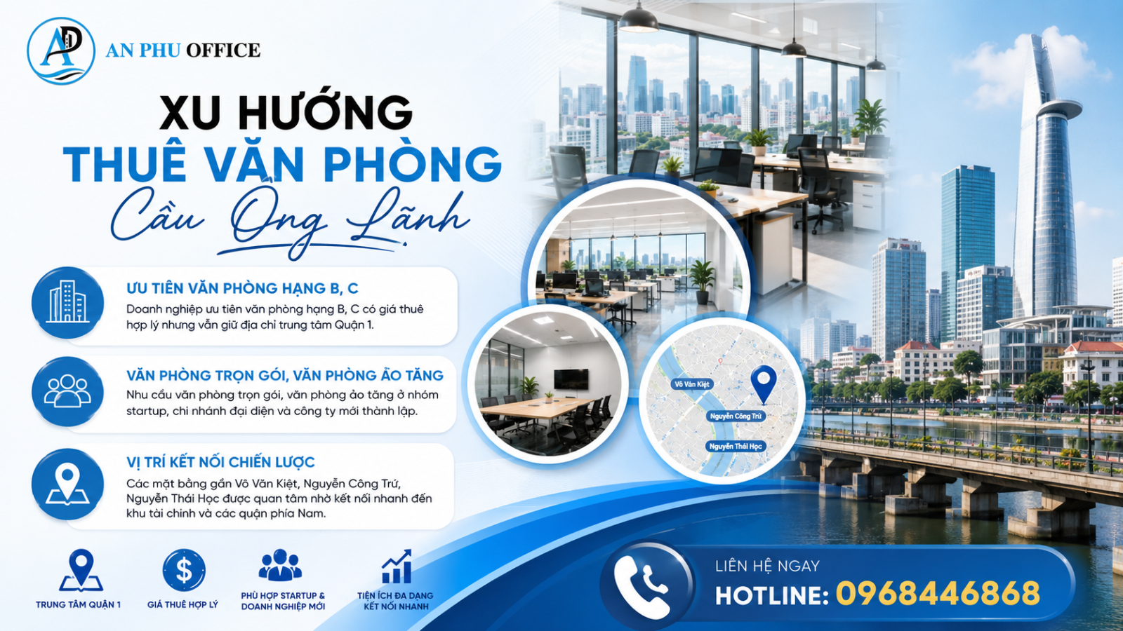 xu huong thue van phong phuong cau ong lanh